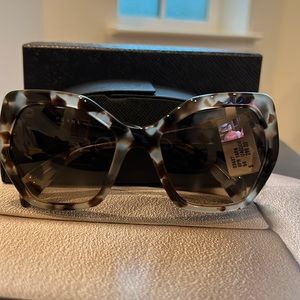 Prada Speckled Cat Eye Sunglasses